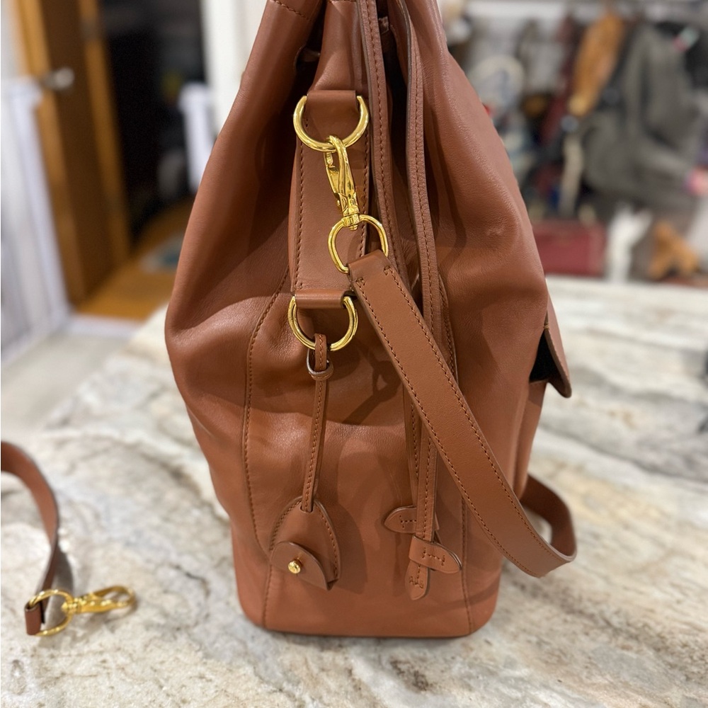 Like new The Ralph Lauren Collection Ricky large hobo bag calfskin leather - Picture 8 of 16